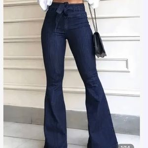Flare Jeans with tie!